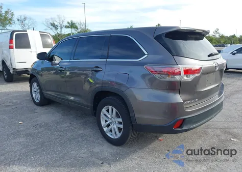 2014 Toyota Highlander Le V6 z USA, uszkodzony, nr VIN 5TDZKRFH4ES028469